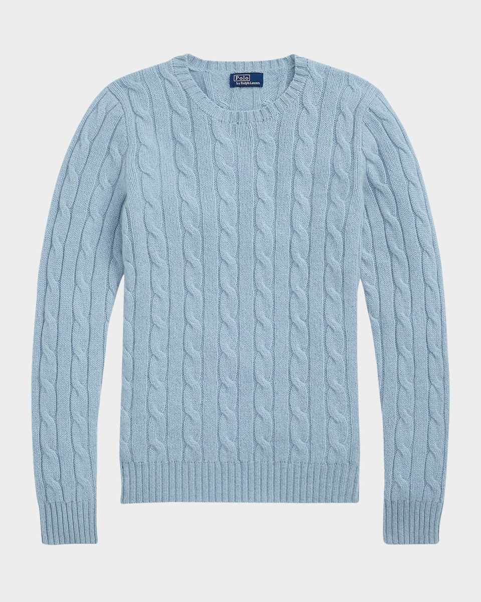 Cable-Knit Cashmere Sweat